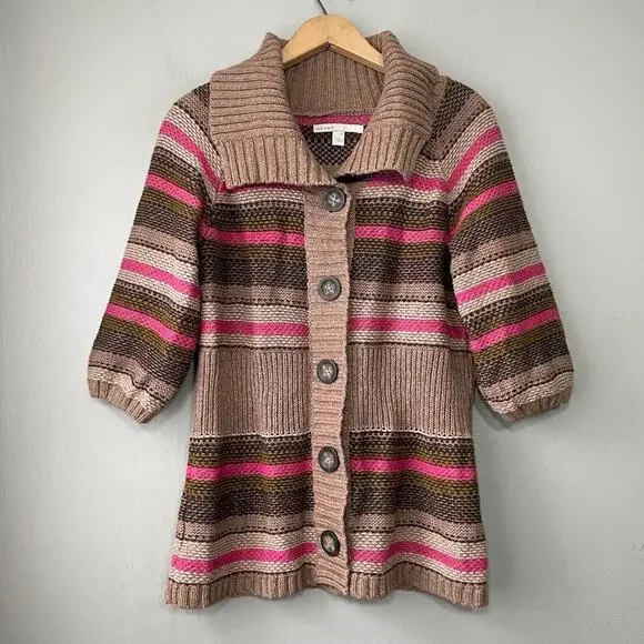 Old Navy Sweaters Old Navy Size Medium Striped Short Sleeve